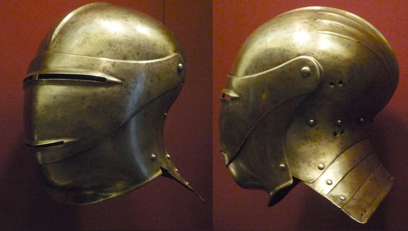 Illustration for article titled The Weirdest and Fiercest Helmets from the Age of Armored Combat